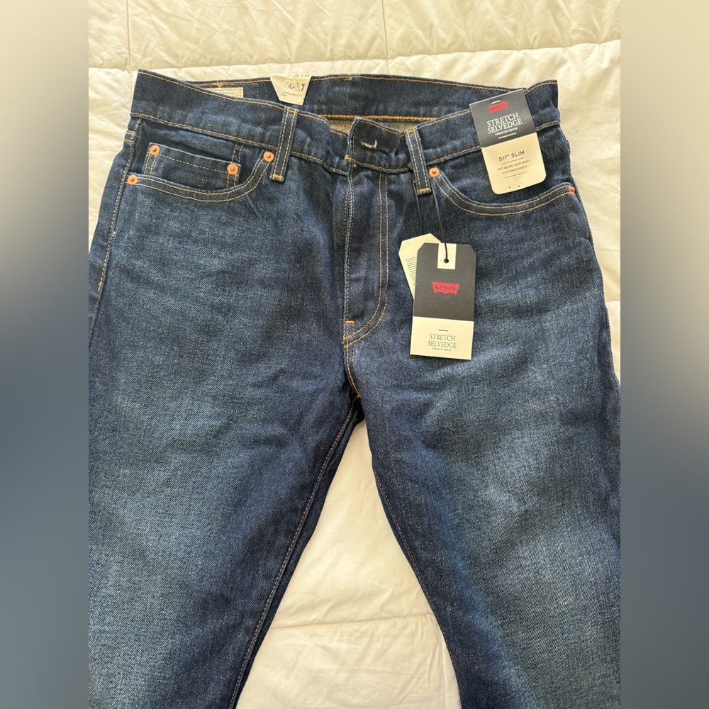 Levi's Men's Dark Blue Slim Jeans